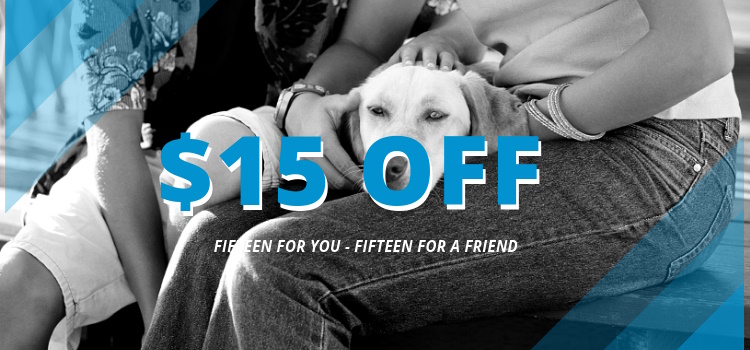 $15 off referral program